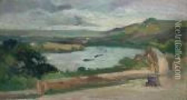 On The Seine Oil Painting - Maximilien Luce