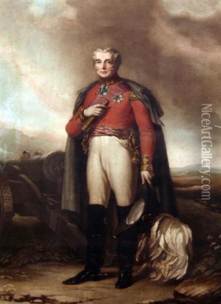 The Duke Of Wellington Oil Painting - John Lucas