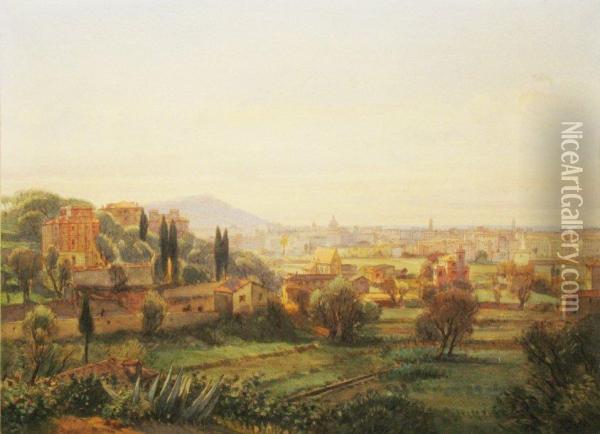 Ville D'italie Oil Painting - S.J. Lucas