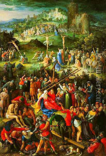 The Great Calvary Oil Painting - Jan The Elder Brueghel