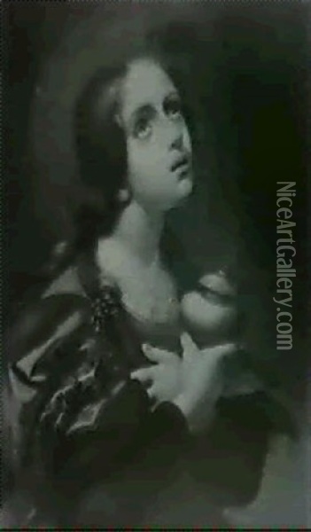 Mary Magdelen Oil Painting - Carlo Dolci