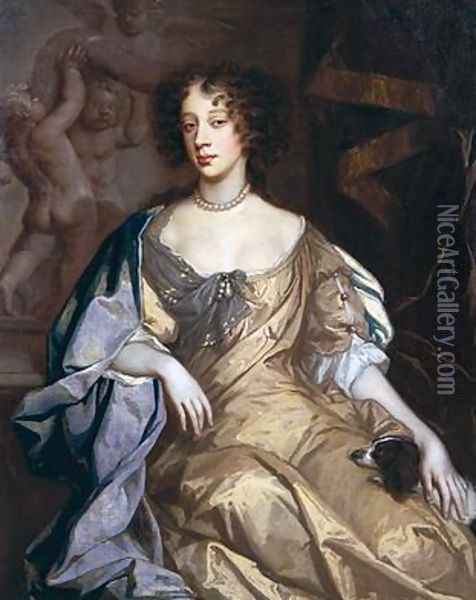 Portrait of Queen Mary of Modena 1658-1718 Oil Painting - Sir Peter Lely