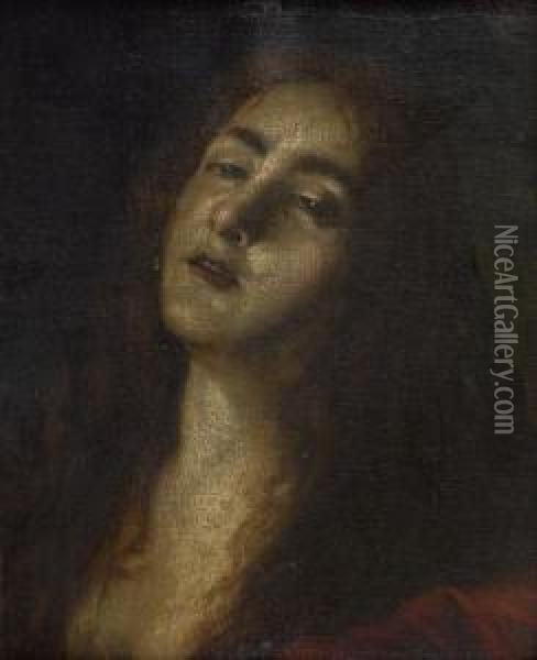 Marie-madeleine En Extase Oil Painting - Giacinto Brandi