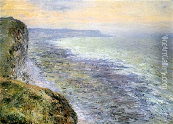 Pres De Fecamp, Marine Oil Painting - Claude Monet
