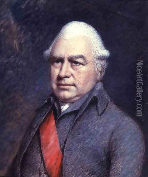 Sir Joseph Banks, English Naturalist, 1743-1820 Oil Painting - James Sharples
