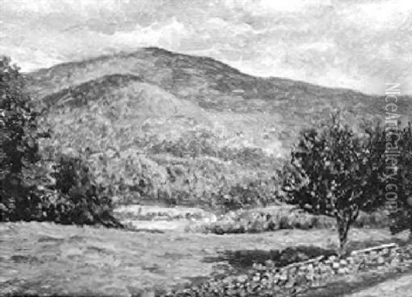 Distant Hills Oil Painting - Horace Robbins Burdick