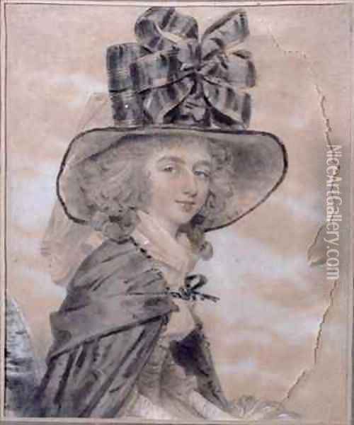 Henrietta Le Clerc Oil Painting - John Downman