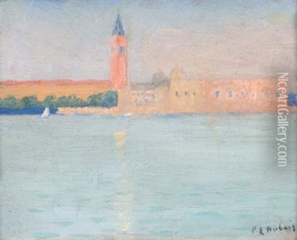 Vue De Venise Oil Painting - Paul Emile Dubois