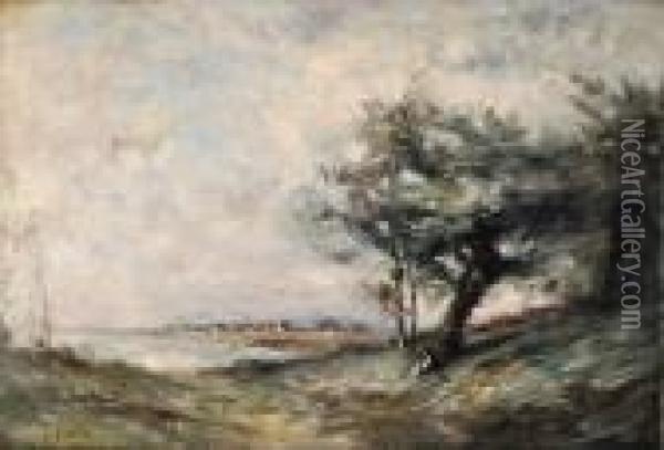 Paesaggio Oil Painting - Jean-Baptiste-Camille Corot