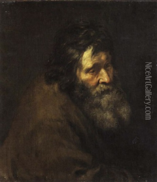 Portrait D'homme Barbu Oil Painting - Jan Lievens