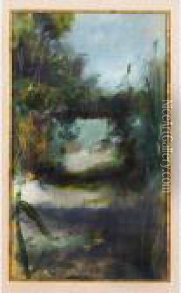 Malrome, Le Chemin Creux Oil Painting - Henri De Toulouse-Lautrec