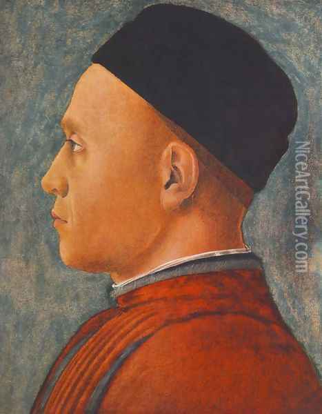 Portrait of a Man 1460 Oil Painting - Andrea Mantegna