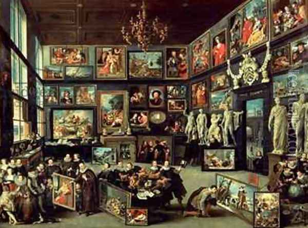 The Gallery of Cornelis van der Geest Oil Painting - Willem van Haecht