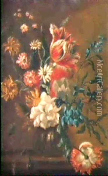 Blumenstilleben Oil Painting - Evert Van Aelst