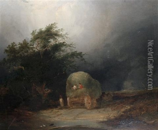The Coming Storm Oil Painting - Henry John Boddington