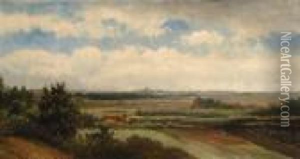 Landscape Oil Painting - Johannes Josephus Destree