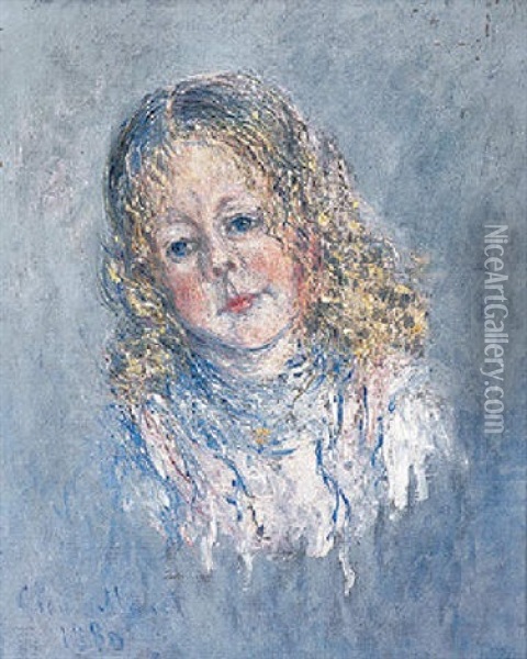 Portrait D'andre Lauvray Oil Painting - Claude Monet