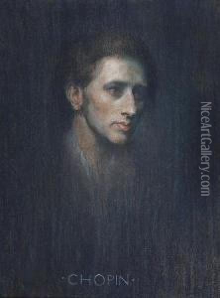 Chopin Oil Painting - Herbert Johnson Harvey