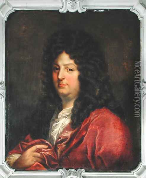 Portrait of Jean Racine 1639-99 2 Oil Painting - Jean-Baptiste Santerre