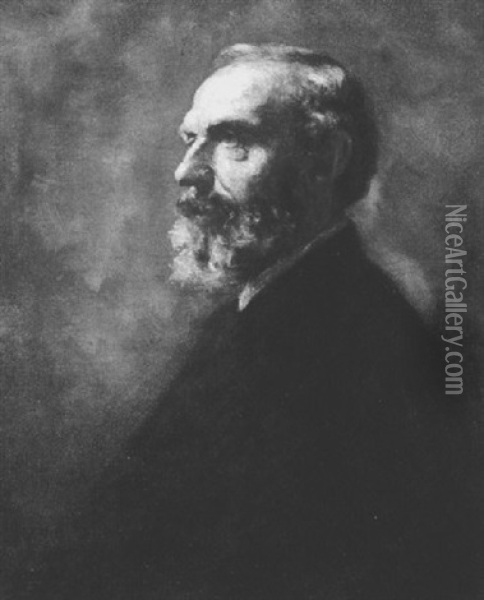 Portrait Of John Pryne Oil Painting - Eastman Johnson