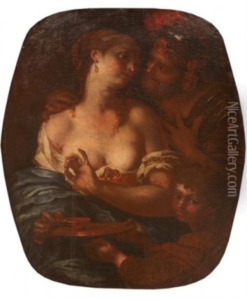 Mars, Venus Et Cupidon Oil Painting - Johann Carl Loth