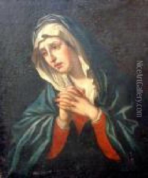  Vierge Aux Mains Jointes  Oil Painting - Guido Reni