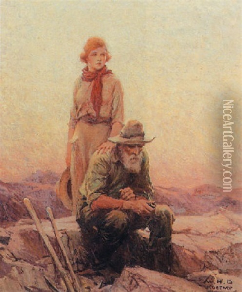 The Last Look Oil Painting - William Henry Dethlef Koerner