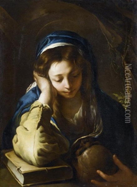 Bussende Maria Magdalena Oil Painting - Domenico Feti