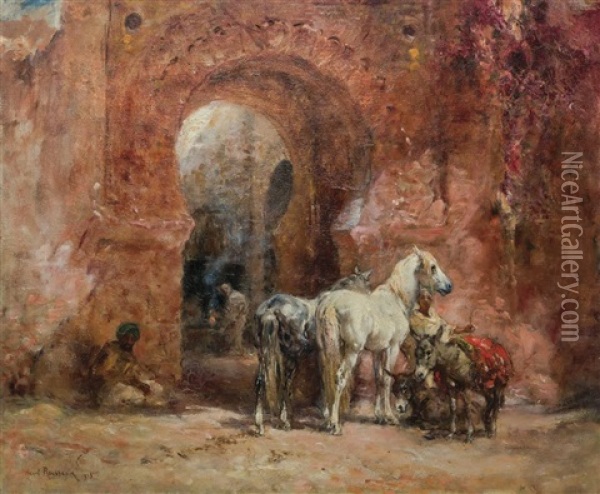 The Entrance Oil Painting - Henri Emilien Rousseau