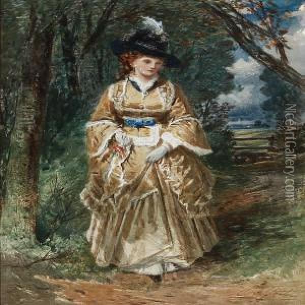 The Squires Daughter Oil Painting - George Clark Stanton