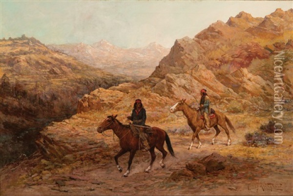 Scouting Party Oil Painting - Henry Raschen