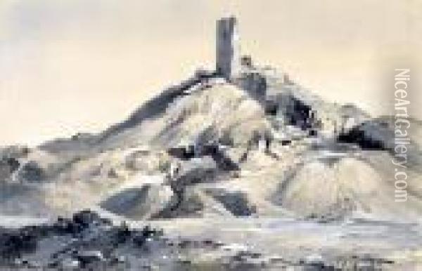 Die Ruine Des Turmes Zu Babel Oil Painting - Willy Moralt