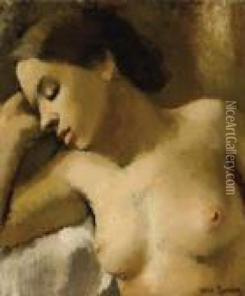 Portrait Of A Woman Oil Painting - Vera Rockline