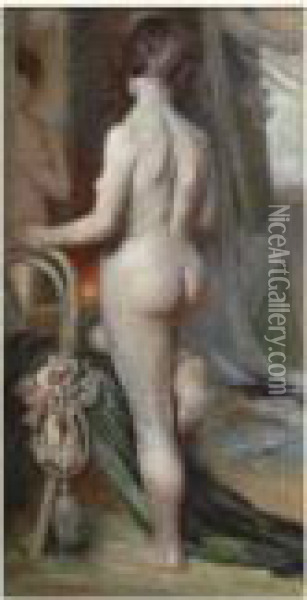 Femme De Dos Oil Painting - Henri Moreau