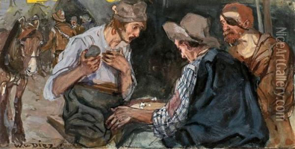 Ortsbez Oil Painting - Wilhelm Von Diez