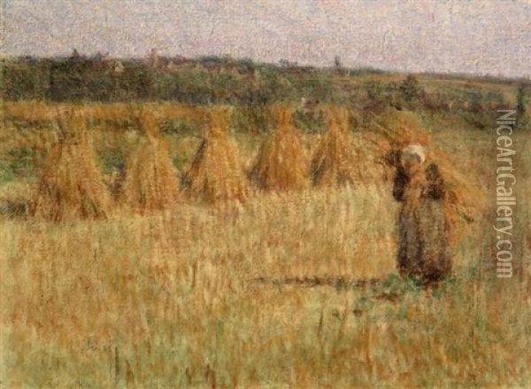 Harvest Time Oil Painting - Mary Clare Sherwood