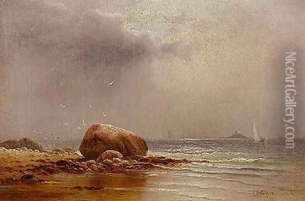 Fairhaven Coast at Sconticut Neck Oil Painting - Charles Henry Gifford