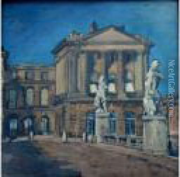 Palace At Versailles Oil Painting - Alexander Jamieson