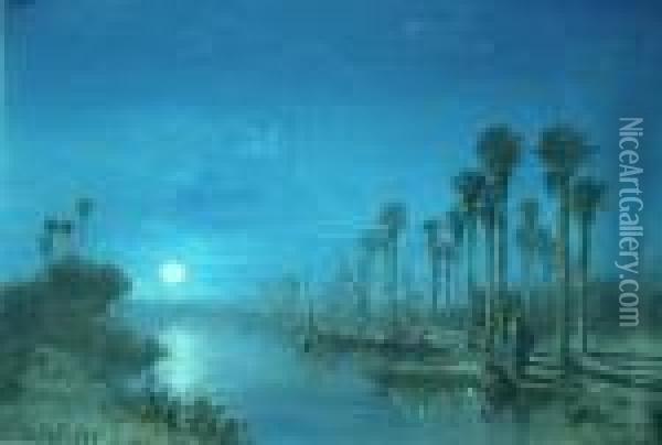 Clair De Lune Oil Painting - Paul Pascal