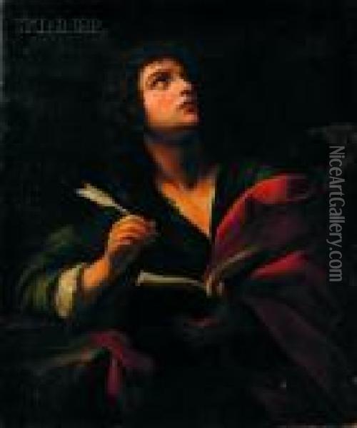 St. John The Evangelist Oil Painting - Carlo Dolci