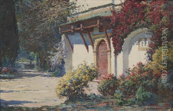 Maison Mauresque Oil Painting - Jules Blancpain