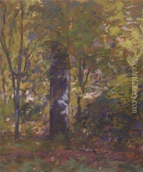 The Sycamore Tree Oil Painting - William Forsyth