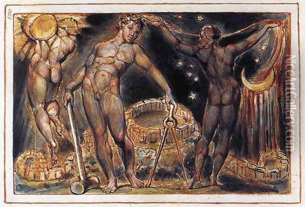Los 1804-20 Oil Painting - William Blake