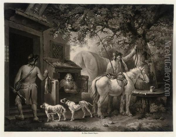 Pastoral Scenes Oil Painting - William I Ward