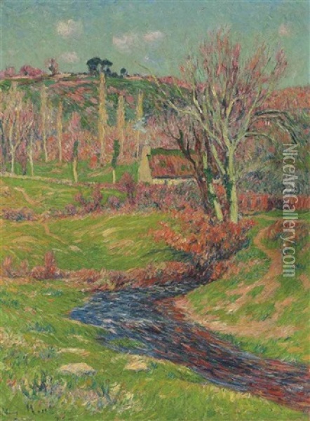 Paysage Oil Painting - Henry Moret