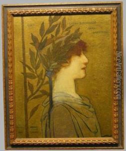 Sarah Bernhardt - Diva Oil Painting - Walter E. Spindler