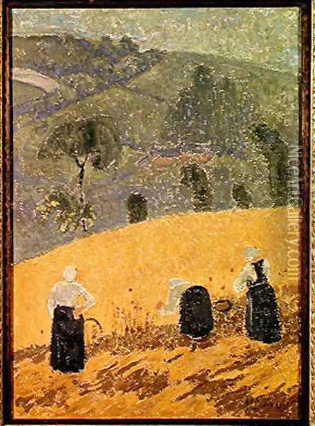 The Harvest Oil Painting - Paul Serusier