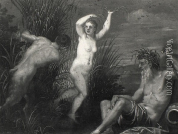 Apollon Et Daphne Oil Painting - Johann (Hans) Konig