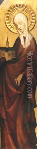 St. Jadwiga of Silesia Oil Painting - Unknown Painter