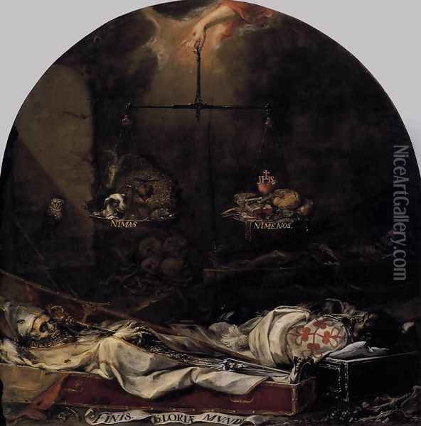 Finis Gloriae Mundi 1670-72 Oil Painting - Juan De Valdes Leal